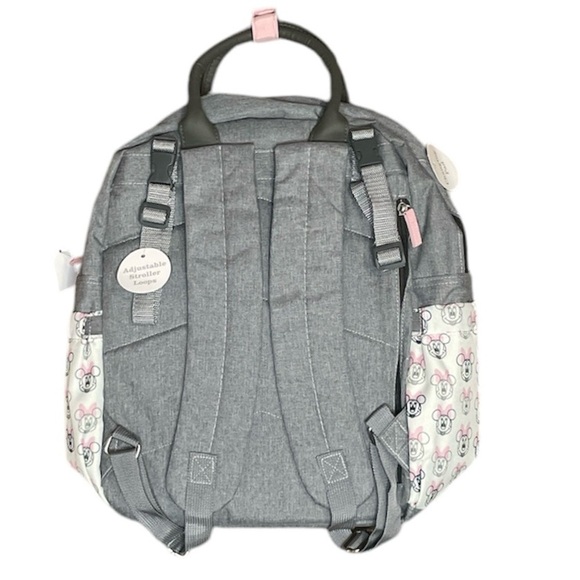 NEW Disney Baby Diaper Backpack with Minnie Mouse Changing Pad. - Picture 2 of 13